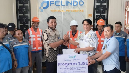 Pelindo Terminal Petikemas Ajak Buruh TKBM Peduli Keselamatan dan Kesehatan Kerja