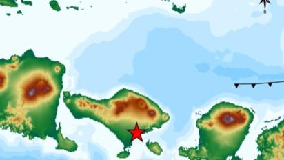 Gempa Dangkal Magnitudo 4,8 Guncang Gianyar Bali