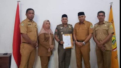 Haruna Masuku Resmi Jabat Plt Kadis Pendidikan Kabupaten Pulau Taliabu