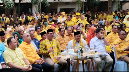 Ribuan Kader Golkar dan KIM Plus PeDe Menangkan Ridwan Kamil-Suswono di Pilgub Jakarta