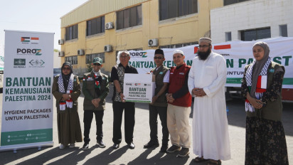 Dubes RI di Yordania Lepas Bantuan Kemanusiaan untuk Warga Palestina Korban Genosida Israel