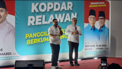 Bertemu dengan Relawan, Benyamin-Pilar Ungkap Peran Penting Kawula Muda di Kancah Politik