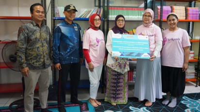 Bagikan 350 Buku Bacaan dan Berikan Fasilitas Perpustakaan Sekolah, PT JIEP Ingin Tingkatkan Minat Baca Pelajar