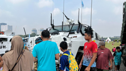 Bercita-cita Jadi Anggota TNI, Eshan Sangat Antusias Lihat Pameran Alutsista di Monas