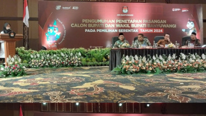 KPU Banyuwangi Tetapkan 2 Paslon Bupati dan Wakil Bupati, Ipuk-Muji dan Ali-Ali
