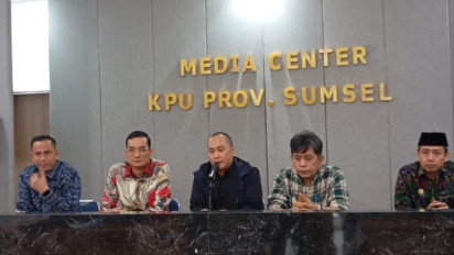 Sah! Pilgub Sumsel Diikuti Tiga Pasangan Calon Gubernur dan Wakil Gubernur