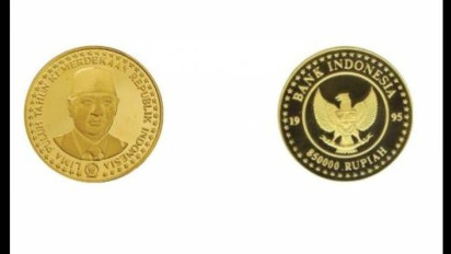 Terbuat dari Emas, Uang Koin Rp850 Ribu Ini Jadi yang Termahal di Indonesia, Begini Penampakannya