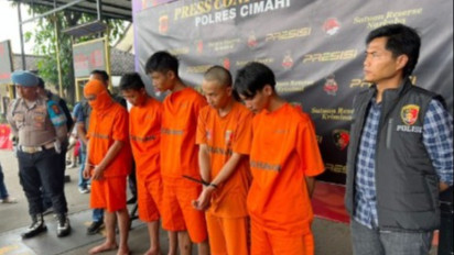 Polres Cimahi Ringkus Kelompok Begal Sadis Kerap Beroperasi di Bandung Barat dan Cianjur