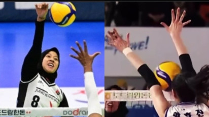 Tak Hanya Bikin Terkejut Ratu Voli Korea, Smash Petir Megawati Hangestri "Headshot" ke Sosok Pemain Legenda Korea Selatan Ini ...