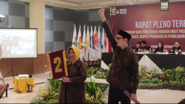 Yuli-Dion Dapat Nomor Urut 2, Dianggap Simbol Keseimbangan dan Keberuntungan