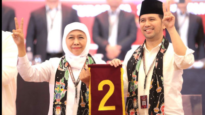 Khofifah-Emil dapat Nomor Urut 2, Jadi Lambang Semangat Optimisme  Dua Periode