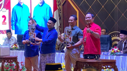 Pilgub Jawa Tengah: Andika-Hendi Nomor Urut 1, Ahmad Luthfi-Taj Yasin Nomor Urut 2