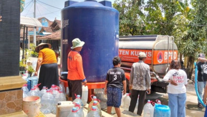 Kekeringan, BPBD Kudus Siapkan Delapan Tandon Air di Desa Terdampak