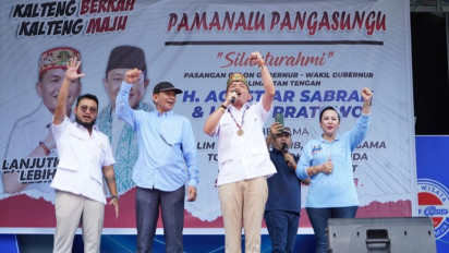 Elektabilitas Agustiar-Edy Digdaya di Atas Rival di Pilgub Kalteng 2024