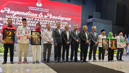KPU Tetapkan Nomor Urut Pasangan Calon Bupati dan Wakil Bupati Lumajang