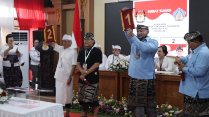 Pengundian Nomor Urut Pilgub Bali, Mulia-Pas Nomor 1, Koster-Giri Nomor 2