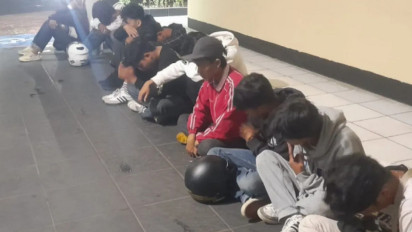 Belasan Remaja The Jakmania Ditangkap Usai Rusak Rumah di Sukabumi
