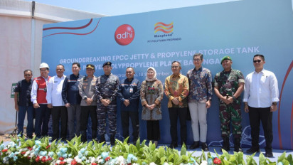 Memulai Tonggak Sejarah Proyek Ekspansi Polytama: Resmi Lakukan Groundbreaking EPCC Jetty & Propylene Storage Tank