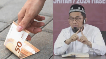 Tak Sengaja Nemu Uang di Jalan lalu Diambil untuk Sedekah ke Masjid, Sebaiknya Hati-hati Kata Ustaz Adi Hidayat Hukumnya...