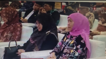 Kampanye Perdana Cagub Khofifah Hadiri Pengukuhan Doktor Waketum PBNU