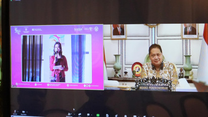 Nilai Tambah Industri Kreatif Mencapai Rp1.347 Triliun, Menko Airlangga Sebut Generasi Muda Harus Manfaatkan Momen