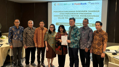 Penandatanganan Dokumen Jaminan Atas Fasilitas Pembiayaan Sindikasi PT Cimanggis Tollways Untuk Proyek Pembangunan Jalan Tol Cimanggis-Cibitung