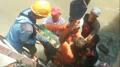 Diduga Mengantuk, Pemotor Terjun ke Sungai Sedalam 3 Meter di Klaten