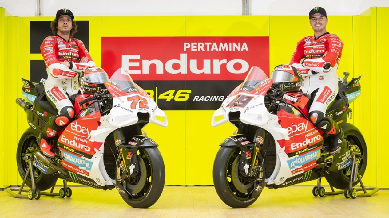Tim Valentino Rossi Usung Livery Khusus Indonesia untuk MotoGP Mandalika 2024, Bezzecchi dan Di Giannantonio Pakai Motor Merah-Putih
            - galeri foto