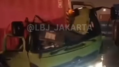 Kecelakaan Maut: Peti Kemas Timpa Kepala Truk di Tanjung Priok, Sopir Tewas Terjepit