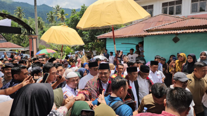 Kampanye di Mandailing Natal, Bobby Nasution Disambut Dua Calon Bupati dan Ribuan Warga