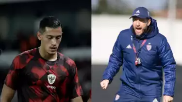 Kapten Timnas Indonesia Jay Idzes dan Pelatih Venezia Eusebio Di Francesco