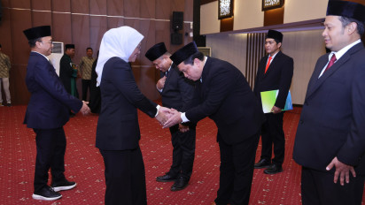 Ida Fauziyah Melantik 5 Pejabat Tinggi Kemnaker di Tengah Upaya Peningkatan Produktivitas, Ini Arahan Penting Menaker