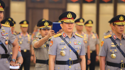 Kapolri Pimpin Pelantikan Sejumlah Kapolda dan Pengukuhan 2 Jabatan Baru di Polri