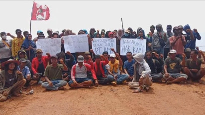 Sikap DPC GMNI Kota Baubau Bersama Masyarakat Melakukan Aksi Damai