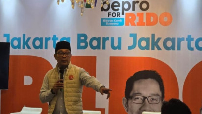 Relawan Prabowo Beri Dukungan ke Paslon Ridwan Kamil-Suswono di Pilkada DKI