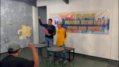 Warga di Surabaya Gelar Deklarasi Pilkada Damai, Dorong Pertumbuhan Ekonomi Tetap Terjaga