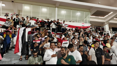 Ramaikan Laga Pemungkas Kualifikasi Piala Asia U-20 2025, Ratusan Suporter Yaman Beradu Suara dengan Fans Timnas Indonesia U-20
