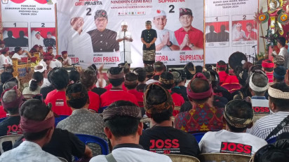 Kampanye Terbuka di Buleleng, Pasangan Koster - Giri Disambut Ribuan Pendukung