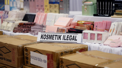 Satgas Pengawasan Barang Sita 415 Kosmetik Ilegal Senilai Rp11,4 Miliar, Terbanyak dari China-Malaysia