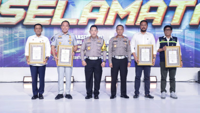 Konsisten Dukung Korlantas Polri di Bidang Kamseltibcarlantas, Jasa Raharja Dapat Piagam Penghargaan dari Kapolri