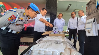 Polda Jateng dan Bea Cukai Bongkar 12 Kilogram Sabu dari Malaysia, Disembunyikan dalam Susu Kaleng