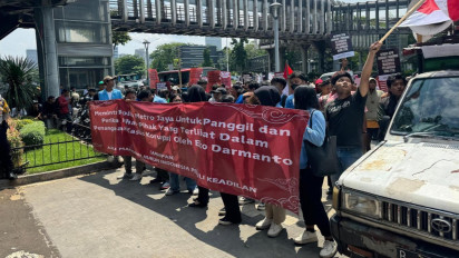 Gelar Aksi di KPK, Mahasiswa Desak Dewas Segera Usut Dugaan Pelanggaran Kode Etik Alexander Marwata