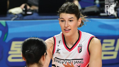 Red Sparks Berhasil Kalahkan IBK Altos, Bukilic dan Mega Catatkan 53 Poin