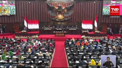 Ketua MA Syarifuddin Pandu Sumpah Janji Anggota DPR: Ini Mengandung Tanggung Jawab ke Negara