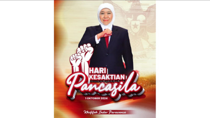 Peringati Hari Kesaktian Pancasila, Khofifah: Pancasila Spirit dalam Kehidupan Berbangsa dan Bernegara