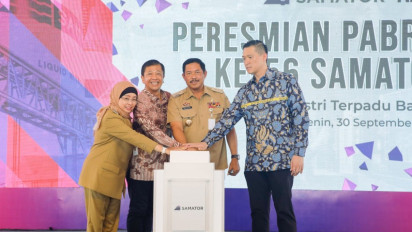 Resmikan Pabrik PT Samator Indo Gas di KITB, Nana Sudjana Harap Bisa Tambah Suplai Oksigen