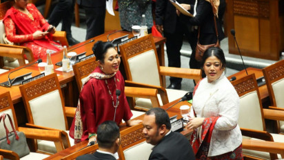 Momen Titiek Soeharto dan Anak Puan Maharani Akrab Jelang Dilantik Jadi Anggota DPR Tuai Sorotan, Bahas Apa?