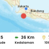 Pagi-Pagi Gempa Magnitudo 4,5 Guncang Sukabumi