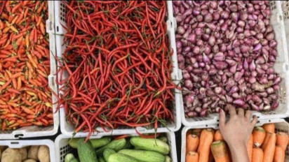 PIHPS: Harga Bawang Merah Rp42.000/kg, Cabai Rawit Rp49.150/kg