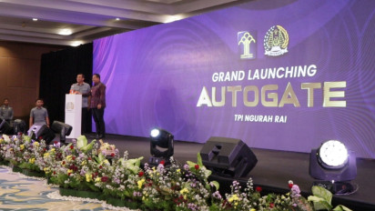 Dirjen Imigrasi Resmikan 90 Autogate di Bandara I Gusti Ngurah Rai, Penumpang Butuh 25 Detik untuk Melintas 